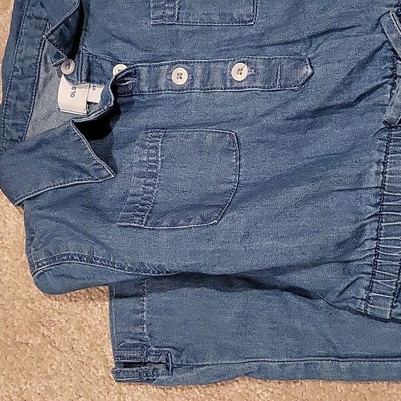 Girls 5T Jean shirt dress - Picture 5 of 6